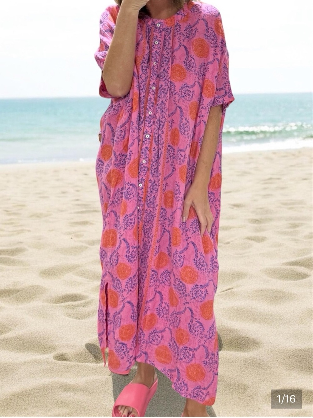 Anthropologie Kaftan Dress 1X
